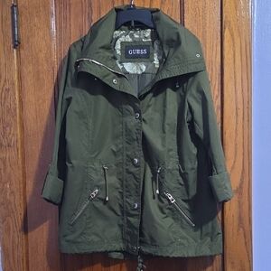 Guess Forest Green Utility Jacket for Women